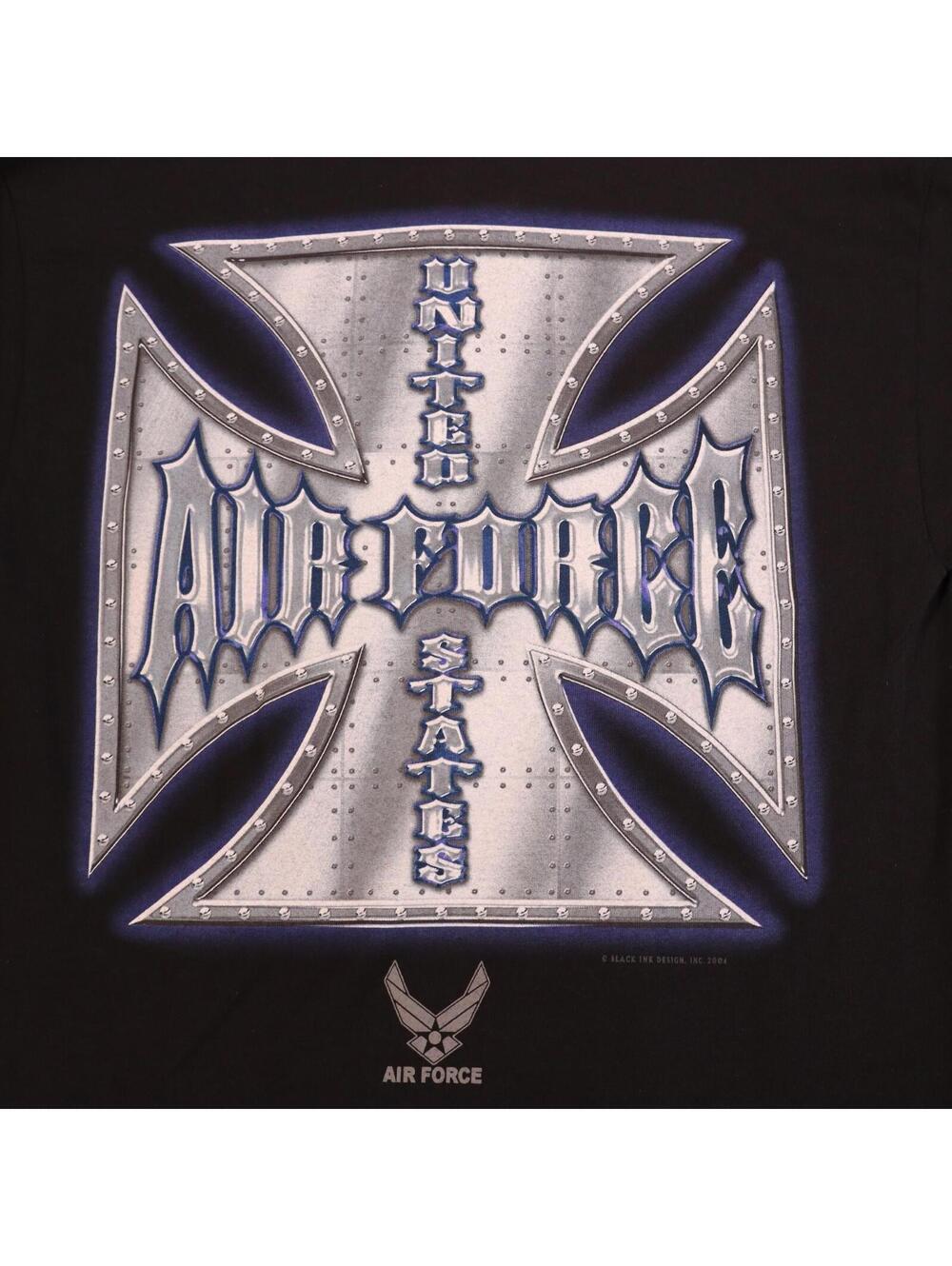 Air Force Shirt Adult Small Iron Cross USAF Military 2004